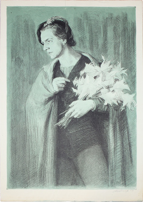 Лянглебен Моисей Вольфович. Юрий Жданов в образе Альберта в балете Адольфа Адана «Жизель» в постановке Большого театра СССР